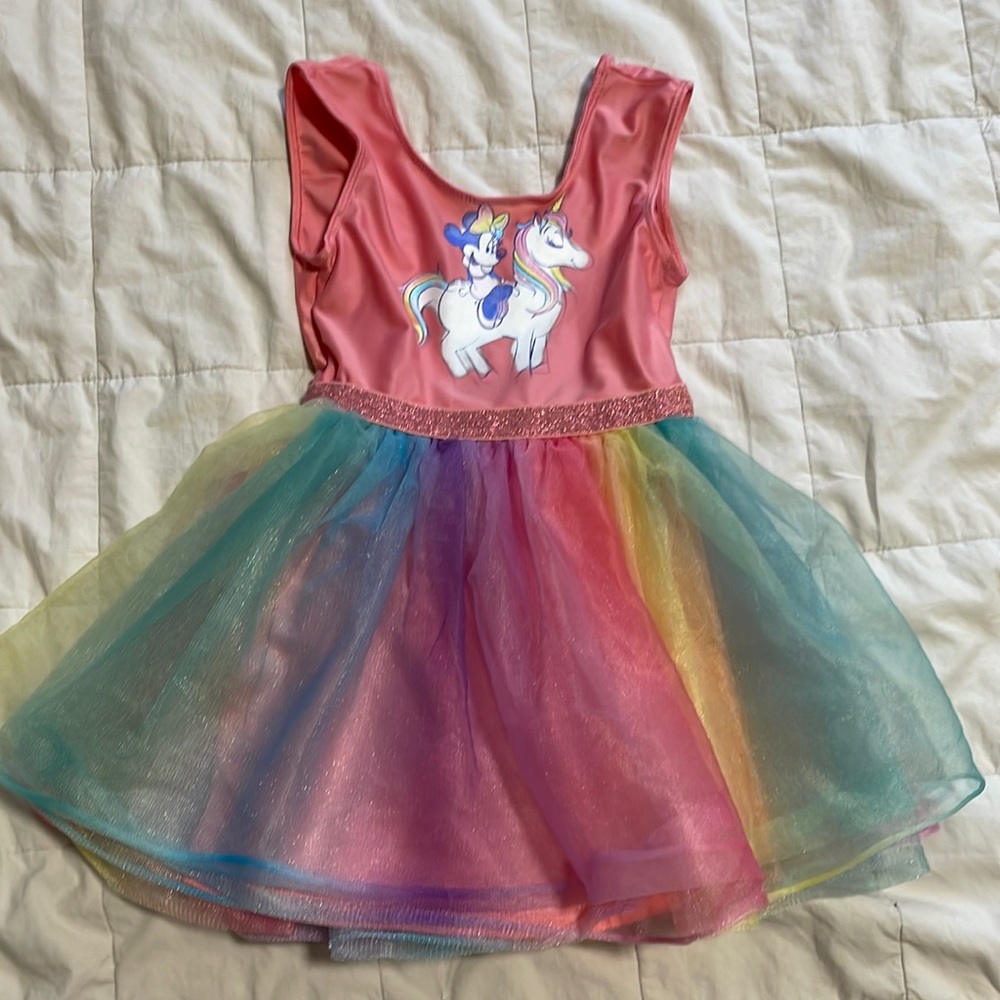 Disney Minnie rainbow leotard